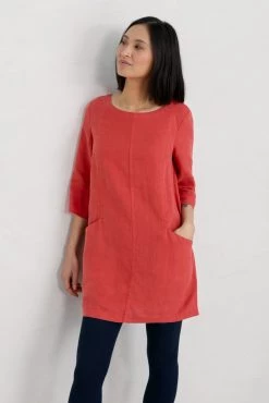 Seasalt Cornwall Orange Linen Into Land Tunic -Cheap Seasalt Store unnamed file 625 scaled