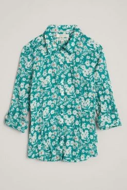 Seasalt Cornwall Green Larissa Shirt -Cheap Seasalt Store unnamed file 646
