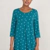 Seasalt Cornwall Teal Blue Supersoft Arusha Tunic