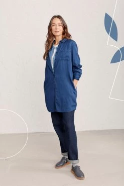 Seasalt Cornwall Blue Forester Shirt