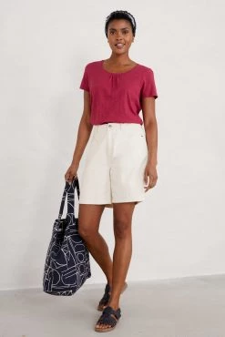 Seasalt Cornwall Pink Short Sleeve Siren Song Top -Cheap Seasalt Store unnamed file 723 scaled