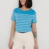 Seasalt Cornwall Blue Striped Sailor T-Shirt