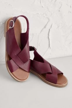 Seasalt Purple Cross-Strap Leather Kite Flying Sandals -Cheap Seasalt Store unnamed file 736 scaled