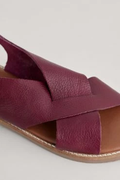 Seasalt Purple Cross-Strap Leather Kite Flying Sandals -Cheap Seasalt Store unnamed file 737 scaled