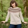 Seasalt Cornwall Natural Jacquard Cosy Polurrian Cove Jumper