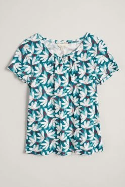 Seasalt Cornwall Blue Organic Cotton Decorative Arts Top -Cheap Seasalt Store unnamed file 767 scaled