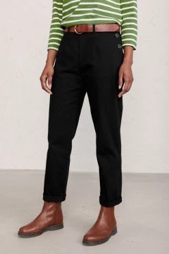 Seasalt Cornwall Black Waterdance Trousers