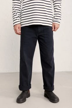Seasalt Mens Cornwall Blue Journeyman Trousers