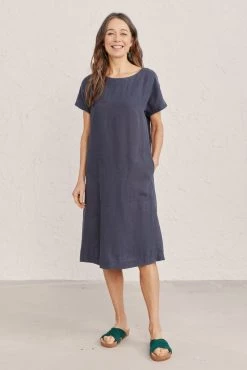 Seasalt Cornwall Blue Relaxed A-Line Linen Primary Dress -Cheap Seasalt Store unnamed file 890 scaled
