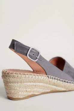 Seasalt Cornwall Grey Peep-Toe Summer Wedge Heel Kimbra Espadrilles -Cheap Seasalt Store unnamed file 898 scaled