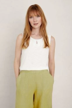 Seasalt Womens White Ramona Blouse