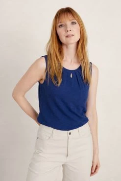 Seasalt Womens Blue Cornwa Vest