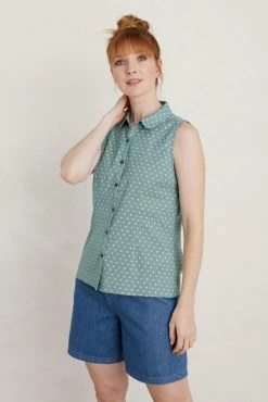 Seasalt Cornwall Green Vest