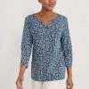 Seasalt Cornwall Blue Organic Cotton Gypsophilia Top