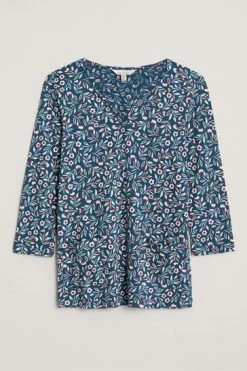 Seasalt Cornwall Blue Organic Cotton Gypsophilia Top -Cheap Seasalt Store unnamed file 984