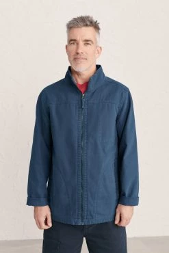 Seasalt Cornwall Men's Blue Barwis Jacket